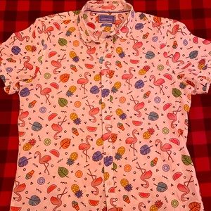 White medium button up shirt